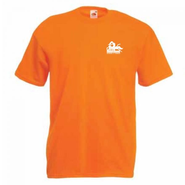 Motion2Motion Branded-T-Shirt-Orange-Front