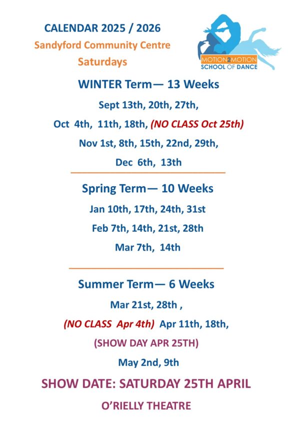 Sandyford Saturday Winter Term 13 weeks - Image 2