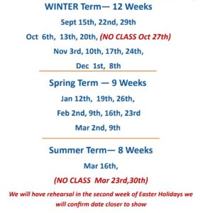 CWET Tuesday Winter Term 12 weeks