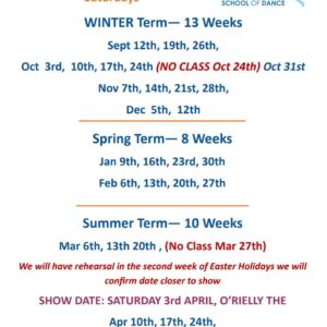 Sandyford Saturday Winter Term 13 weeks